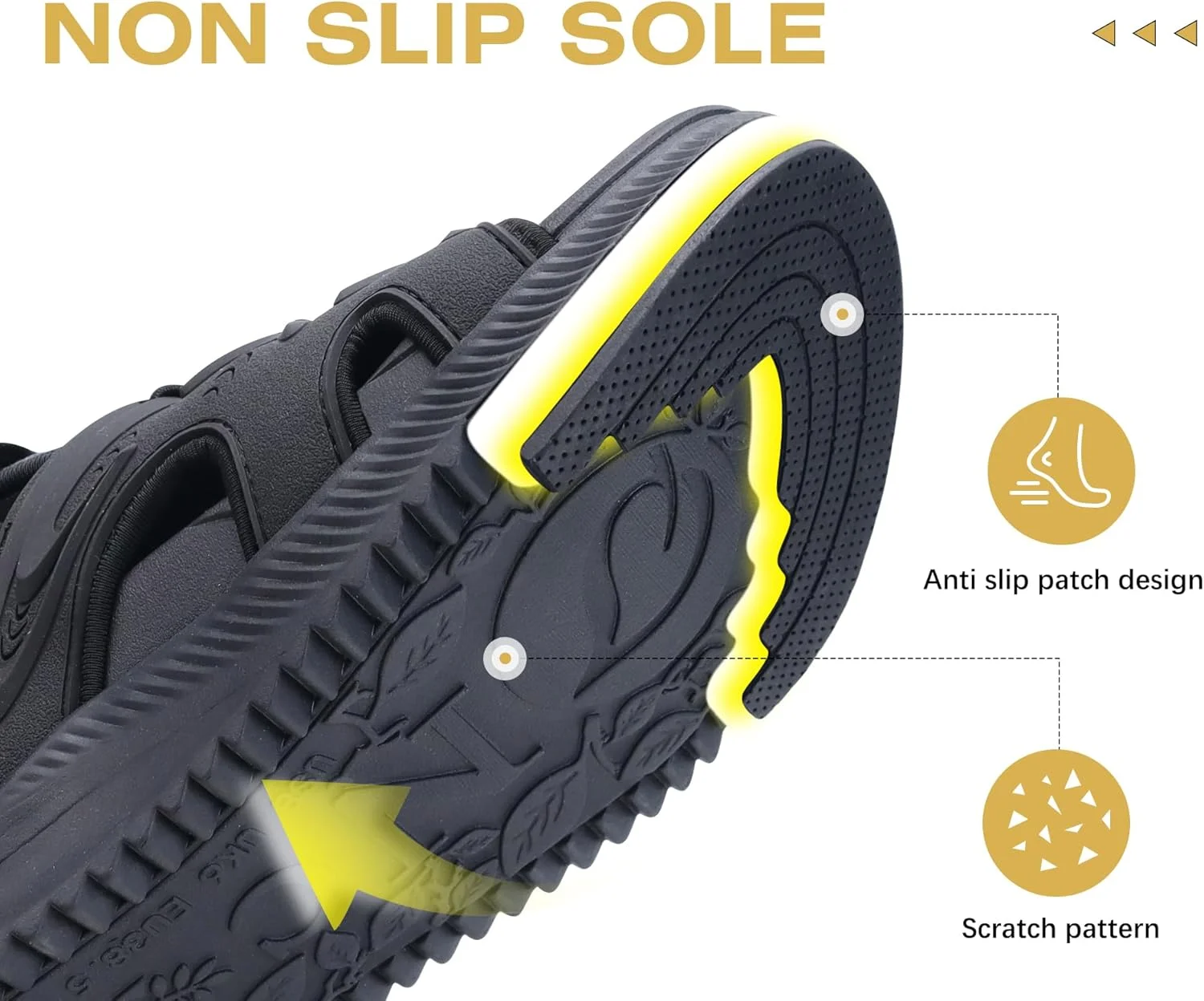 صندل پیاده روی زنانه ONCAI، صندل ورزشی و پیاده روی با پشتیبانی از قوس پا، کفی طبی مناسب برای پلانتار فاسیایتی، صندل زنانه با بند قابل تنظیم (سایز آمریکا 6-12)، مشکی، 7.5 صندل پیاده روی زنانه ONCAI، صندل ورزشی و پیاده روی با پشتیبانی از قوس پا، کفی طبی مناسب برای پلانتار فاسیایتی، صندل زنانه با بند قابل تنظیم (سایز آمریکا 6-12)، مشکی، 7.5