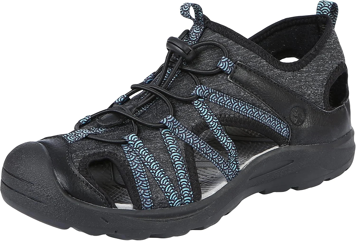 صندل ورزشی زنانه نورث ساید، صندل زنانه، مشکی/آبی-013، سایز 8 صندل ورزشی زنانه نورث ساید، صندل زنانه، مشکی/آبی-013، سایز 8