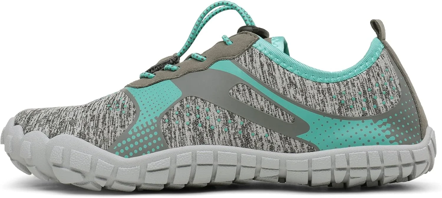 کفش های آبی زنانه نورتایو 8، مناسب ورزش های ساحلی، ماهیگیری، پیاده روی، قایق سواری و موج سواری - خاکستری روشن/سبز نعنایی - سایز 39 کفش های آبی زنانه نورتایو 8، مناسب ورزش های ساحلی، ماهیگیری، پیاده روی، قایق سواری و موج سواری - خاکستری روشن/سبز نعنایی - سایز 39