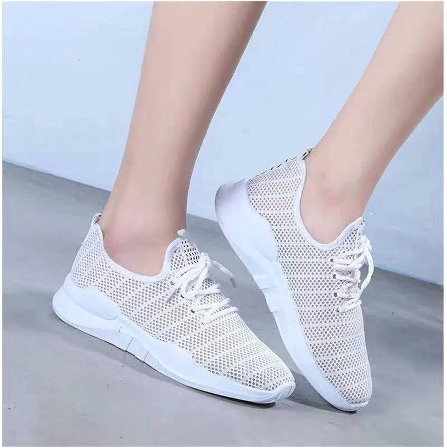 کفش ورزشی NNFGJRF زنانه، کفش های دویدن زنانه سبک و قابل تنفس، کفش های ورزشی زنانه، کفش های پیاده روی، کفش های تخت سفید زنانه بند دار، کفش های غیر رسمی فضای باز (سایز: 7) کفش ورزشی NNFGJRF زنانه، کفش های دویدن زنانه سبک و قابل تنفس، کفش های ورزشی زنانه، کفش های پیاده روی، کفش های تخت سفید زنانه بند دار، کفش های غیر رسمی فضای باز (سایز: 7)