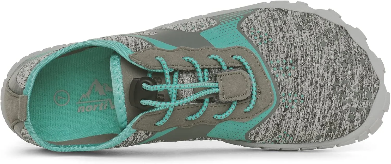کفش های آبی زنانه نورتایو 8، مناسب ورزش های ساحلی، ماهیگیری، پیاده روی، قایق سواری و موج سواری - خاکستری روشن/سبز نعنایی - سایز 39 کفش های آبی زنانه نورتایو 8، مناسب ورزش های ساحلی، ماهیگیری، پیاده روی، قایق سواری و موج سواری - خاکستری روشن/سبز نعنایی - سایز 39