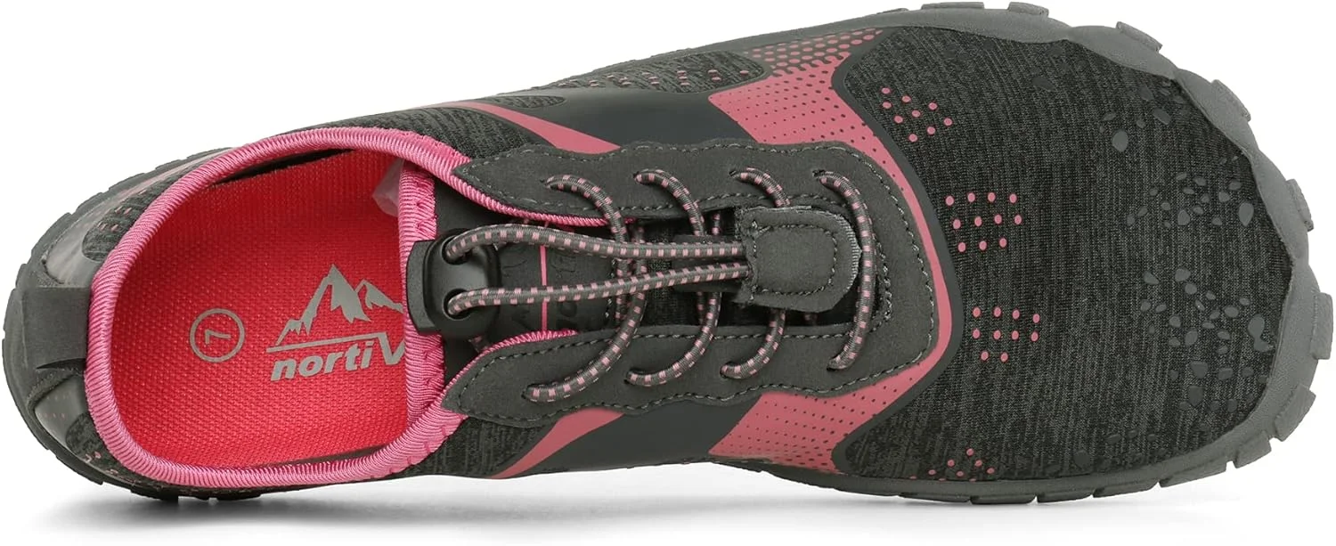 کفش های آبی زنانه نورتیو 8، مناسب ورزش های ساحلی، ماهیگیری، پیاده روی، قایق سواری و موج سواری - خاکستری/هندوانه ای قرمز - سایز 8.5 کفش های آبی زنانه نورتیو 8، مناسب ورزش های ساحلی، ماهیگیری، پیاده روی، قایق سواری و موج سواری - خاکستری/هندوانه ای قرمز - سایز 8.5