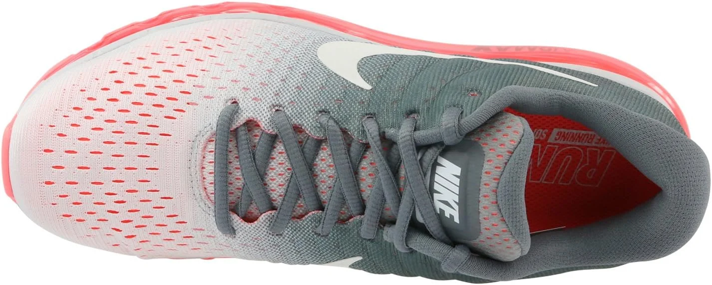 کفش دویدن زنانه نایک ایر مکس 2017 پلاتینیوم خالص/سفید-خاکستری سرد-گدازه داغ سایز 11.0 کفش دویدن زنانه نایک ایر مکس 2017 پلاتینیوم خالص/سفید-خاکستری سرد-گدازه داغ سایز 11.0