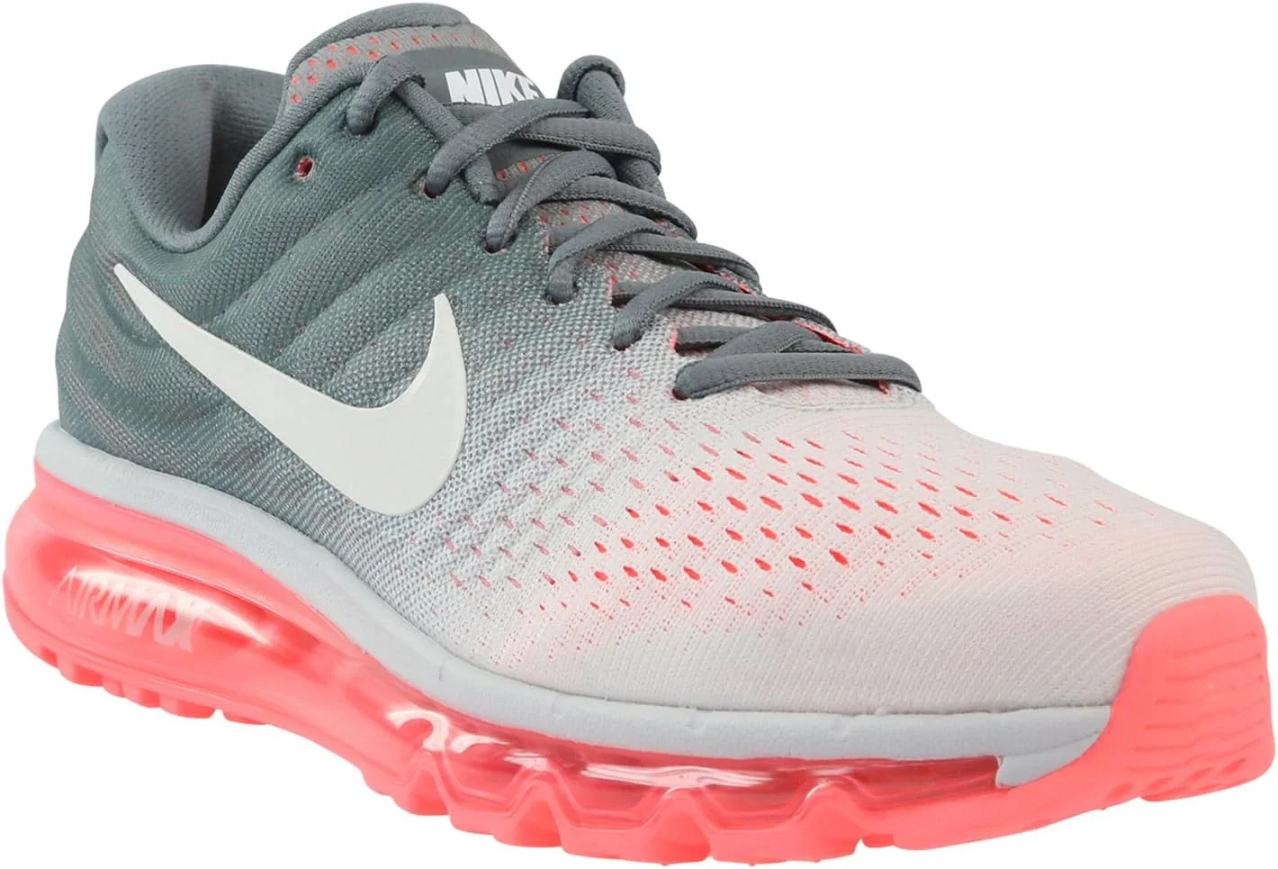 کفش دویدن زنانه نایک ایر مکس 2017 پلاتینیوم خالص/سفید-خاکستری سرد-گدازه داغ سایز 11.0 کفش دویدن زنانه نایک ایر مکس 2017 پلاتینیوم خالص/سفید-خاکستری سرد-گدازه داغ سایز 11.0