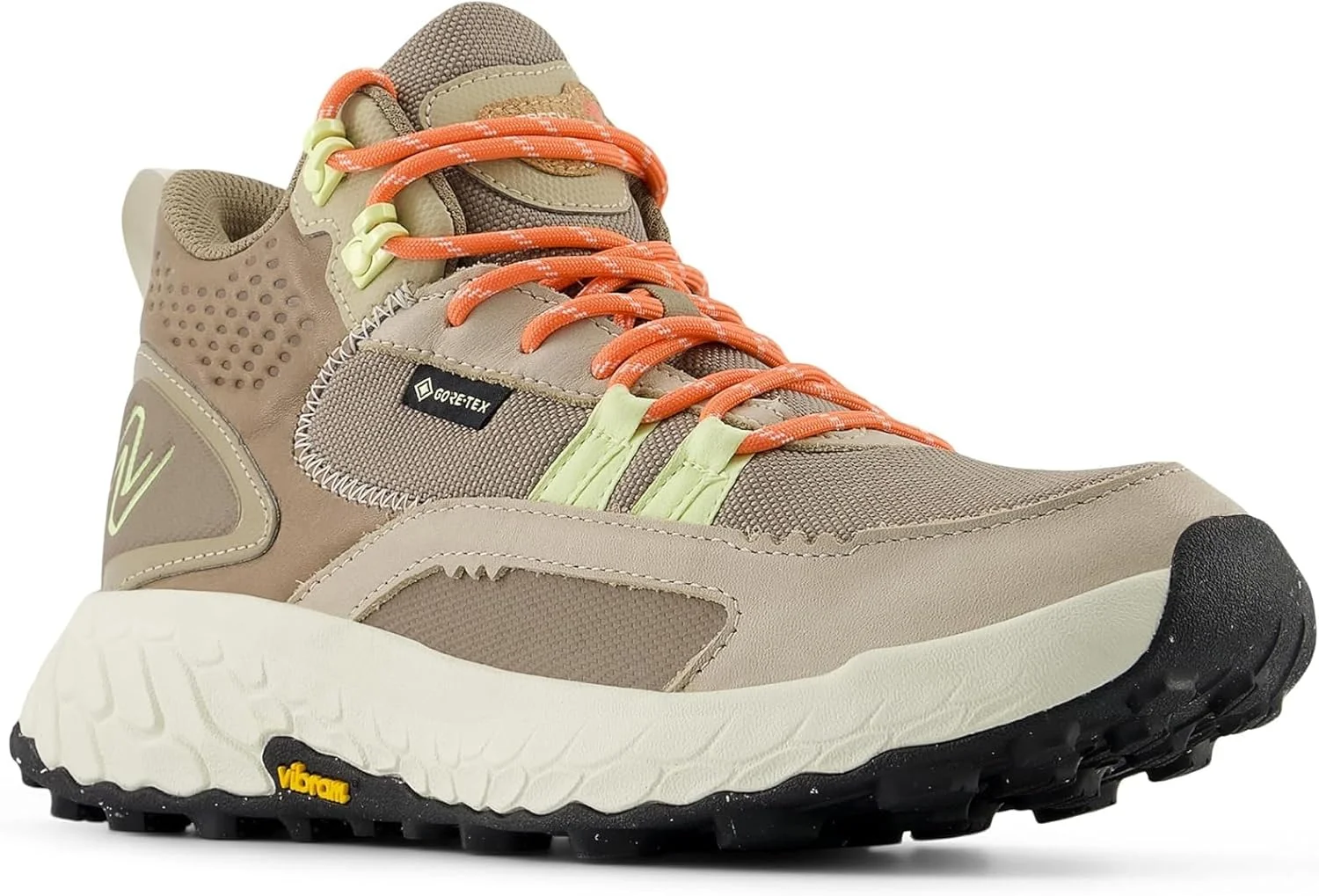 کفش مخصوص دویدن زنانه نیو بالانس مدل Fresh Foam X Hierro V1 با ساق متوسط، رنگ لنین/قارچی/قرمز خلیج، سایز 38 EU کفش مخصوص دویدن زنانه نیو بالانس مدل Fresh Foam X Hierro V1 با ساق متوسط، رنگ لنین/قارچی/قرمز خلیج، سایز 38 EU