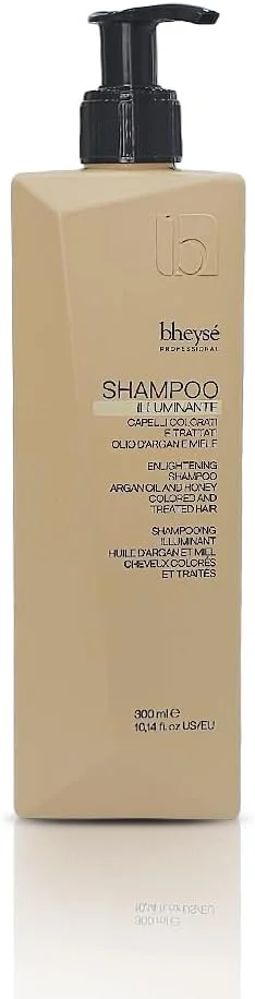شامپو درخشان کننده موهای رنگ شده و آسیب دیده رنه بلانش Bheyse، ۳۰۰ میلی لیتر، حاوی روغن آرگان و عسل شامپو درخشان کننده موهای رنگ شده و آسیب دیده رنه بلانش Bheyse، ۳۰۰ میلی لیتر، حاوی روغن آرگان و عسل