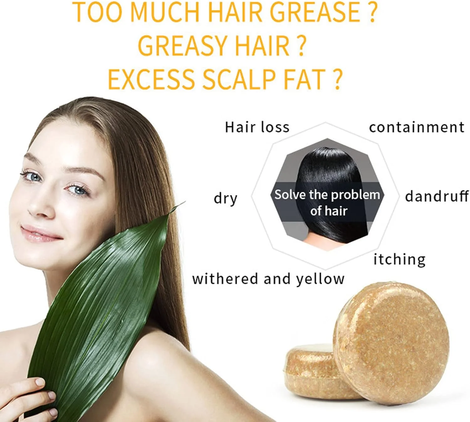 شامپو بار زنجبیلی برای رشد مجدد مو HOPHO، شامپو بار 100% طبیعی برای مو، صابون شامپو زنجبیلی ارگانیک Polygonum، شامپو بار جامد برای موهای خشک و آسیب دیده گیاهی با عصاره گیاهی (لیمو، 3 عدد) شامپو بار زنجبیلی برای رشد مجدد مو HOPHO، شامپو بار 100% طبیعی برای مو، صابون شامپو زنجبیلی ارگانیک Polygonum، شامپو بار جامد برای موهای خشک و آسیب دیده گیاهی با عصاره گیاهی (لیمو، 3 عدد)