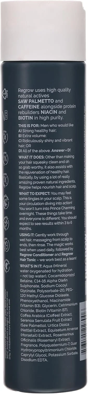 شامپو پاک کننده و آماده ساز مو رگرو مخصوص آقایان 300 میلی لیتر شامپو پاک کننده و آماده ساز مو رگرو مخصوص آقایان 300 میلی لیتر