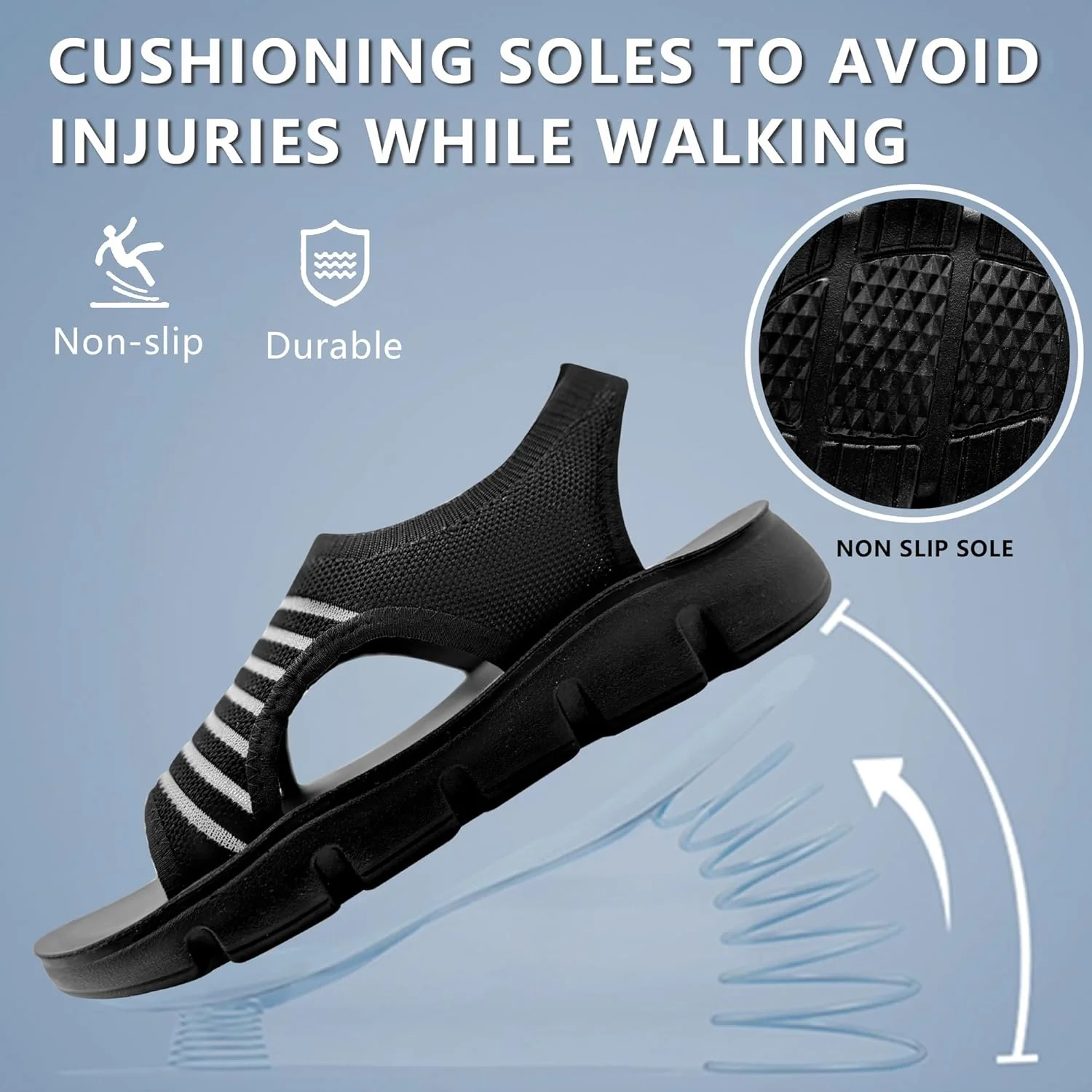 صندل زنانه MLDKASMS مدل 2025 مناسب پیاده روی و هایکینگ، کفش تابستانی راحت ساحلی زنانه صندل زنانه MLDKASMS مدل 2025 مناسب پیاده روی و هایکینگ، کفش تابستانی راحت ساحلی زنانه