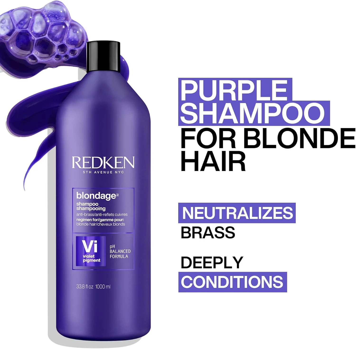 شامپو رنگساژ رِدکِن کالر اکستند بلونداژ مناسب برای انواع مو 1000 میل شامپو رنگساژ رِدکِن کالر اکستند بلونداژ مناسب برای انواع مو 1000 میل