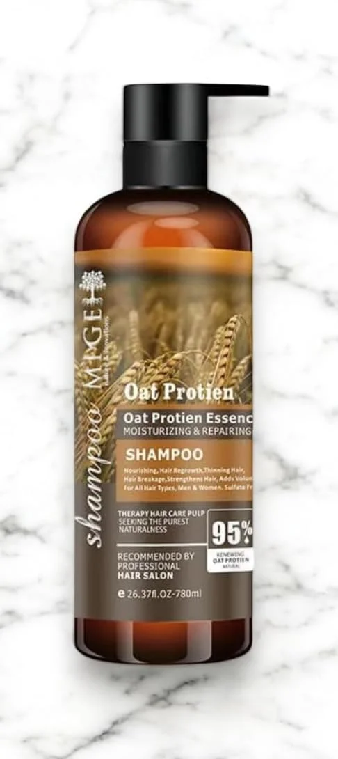 شامپو جو دوسر پروتئین کوئین، مرطوب کننده و ترمیم کننده، مراقبت از مو، توصیه شده توسط سالن های حرفه ای مو، 780 میلی لیتر