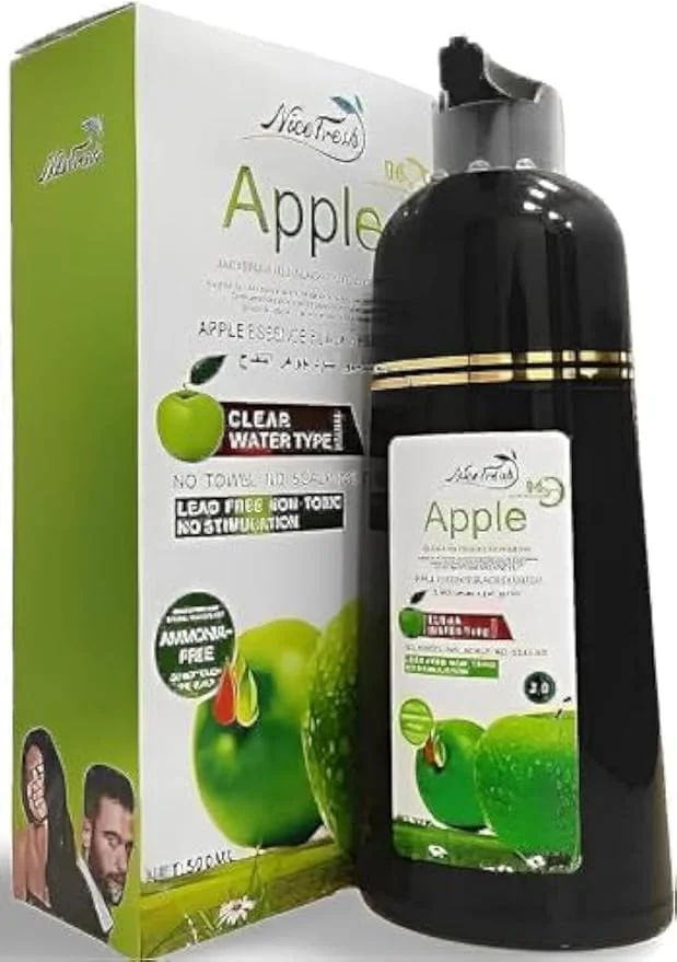 شامپو رنگ مو سیب پروتئین کوئین نایس فرش، مشکی طبیعی 2.0، بدون آمونیاک (500 میلی لیتر) شامپو رنگ مو سیب پروتئین کوئین نایس فرش، مشکی طبیعی 2.0، بدون آمونیاک (500 میلی لیتر)