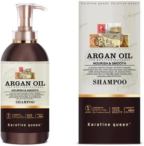 شامپو پروتئینه مو حاوی روغن آرگان مراکشی، ضد وز و مرطوب کننده موهای خشک و آسیب دیده Protein Queen حجم 800 میلی لیتر شامپو پروتئینه مو حاوی روغن آرگان مراکشی، ضد وز و مرطوب کننده موهای خشک و آسیب دیده Protein Queen حجم 800 میلی لیتر