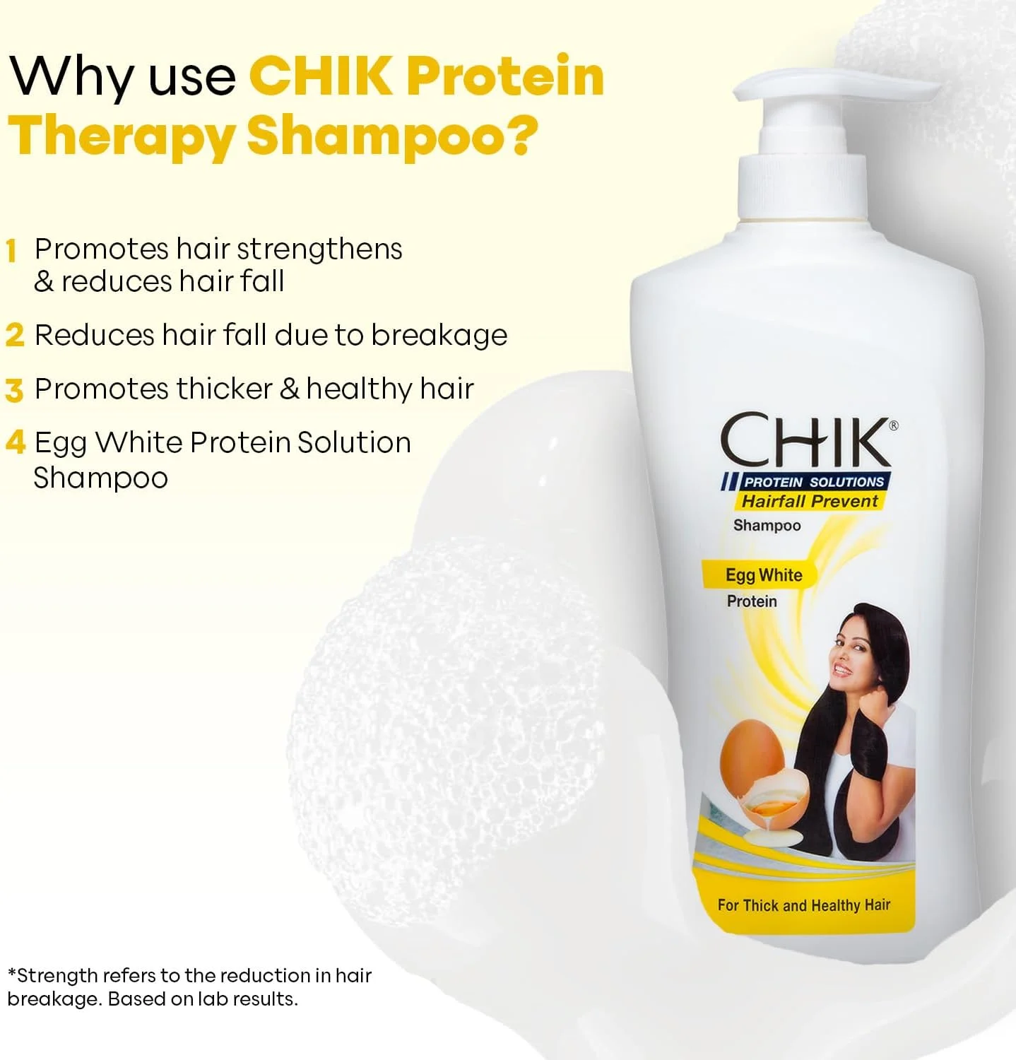 شامپو ضد ریزش مو چیک پروتئین سولوشن، با خواص سفیده تخم مرغ، برای موهای ضخیم و سالم تر (650 میلی لیتر) شامپو ضد ریزش مو چیک پروتئین سولوشن، با خواص سفیده تخم مرغ، برای موهای ضخیم و سالم تر (650 میلی لیتر)