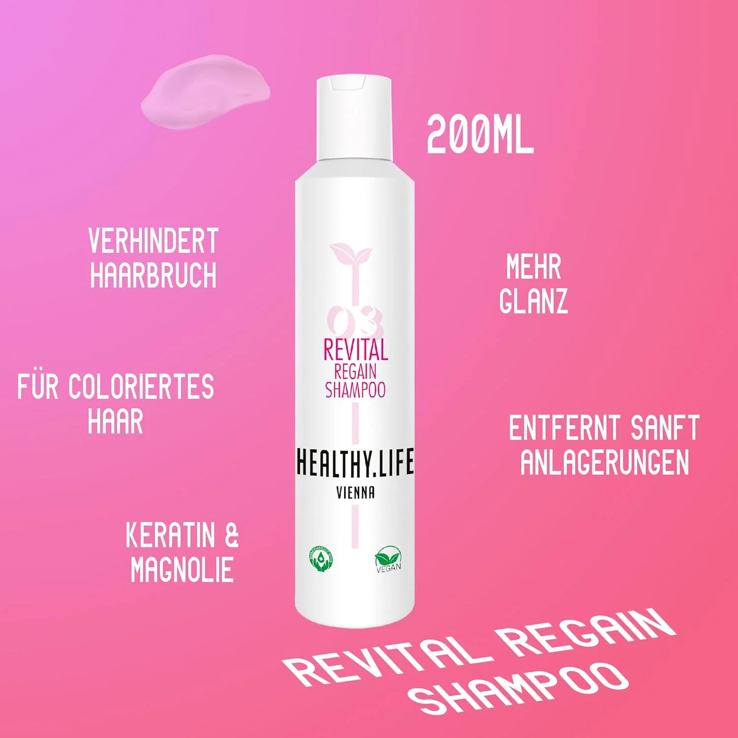 شامپو محافظ رنگ مو HLV مناسب موهای هایلایت شده، رنگ شده و مش شده حاوی کراتین و مگنولیا، وگان - شامپو رنگ مو، شامپو ملایم مو، شامپو مراقبتی - مراقبت از مو زنانه و مردانه (Revital Regain 200 میلی لیتر) شامپو محافظ رنگ مو HLV مناسب موهای هایلایت شده، رنگ شده و مش شده حاوی کراتین و مگنولیا، وگان - شامپو رنگ مو، شامپو ملایم مو، شامپو مراقبتی - مراقبت از مو زنانه و مردانه (Revital Regain 200 میلی لیتر)