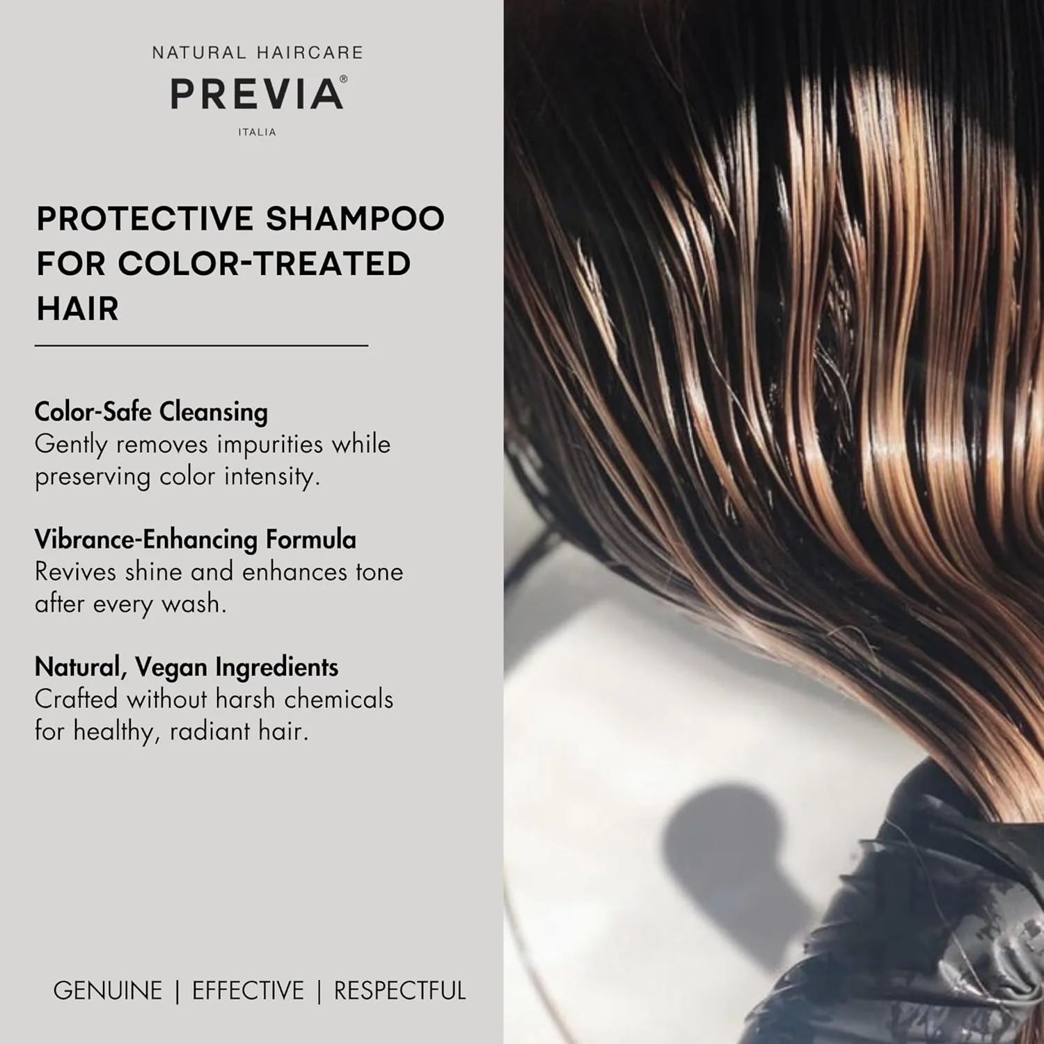 شامپو محافظ رنگ مو پرِویا، شامپو محافظت از موهای رنگ شده، شامپو طبیعی برای محافظت از رنگ و شادابی مو، وگان، بدون سولفات و پارابن، 100 میلی لیتر