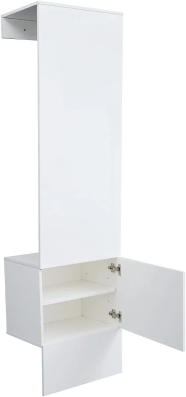 کمد لباس تیاندیافوای با یک درب، سفید کمد لباس تیاندیافوای با یک درب، سفید