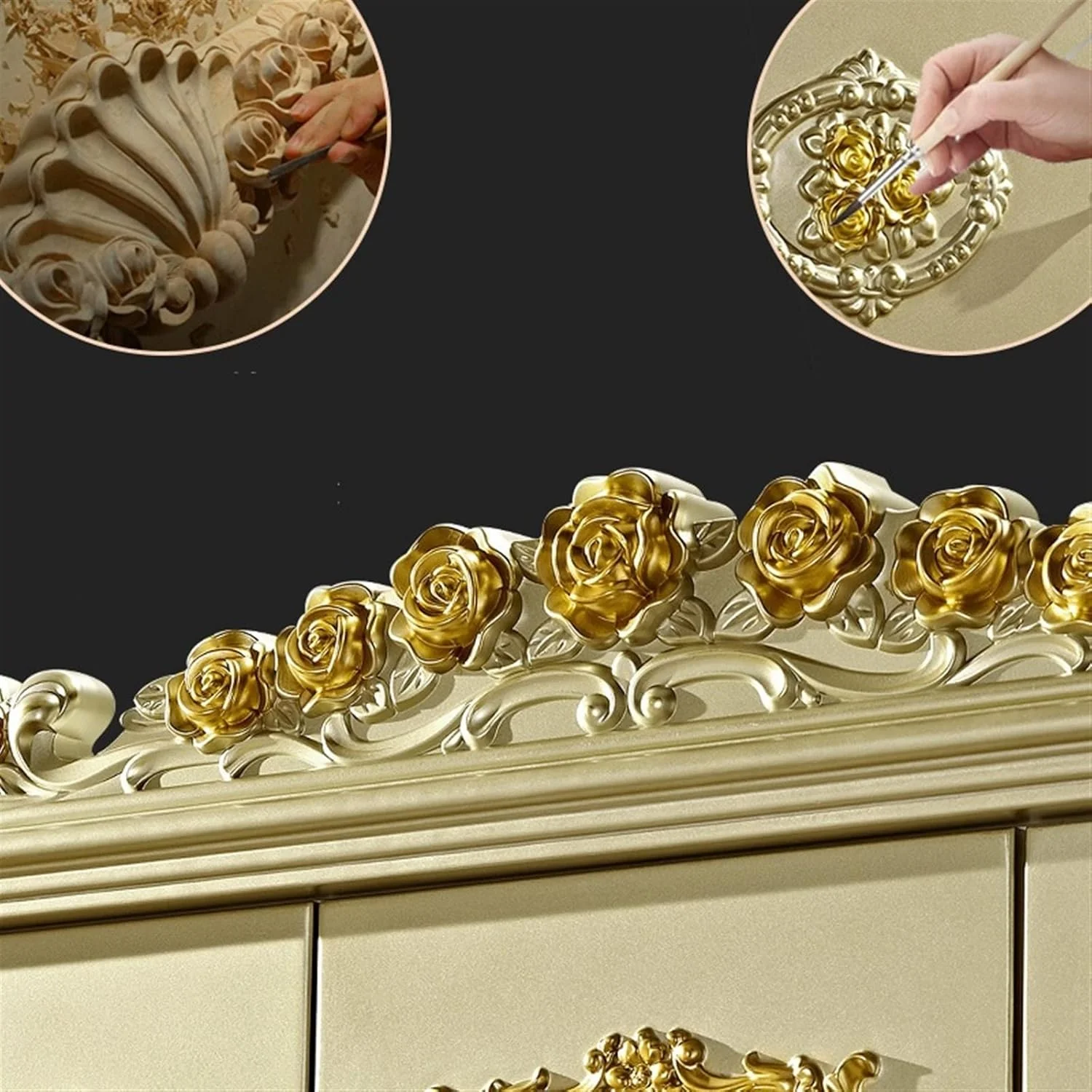 کمد لباس تیاندی‌اف‌وای، کمد لباس چوبی جامد، کمد لباس ساده، کمد لباس طلایی شامپاینی، کمد لباس چوبی جامد اتاق خواب منزل، کمد لباس سه درب، مبلمان