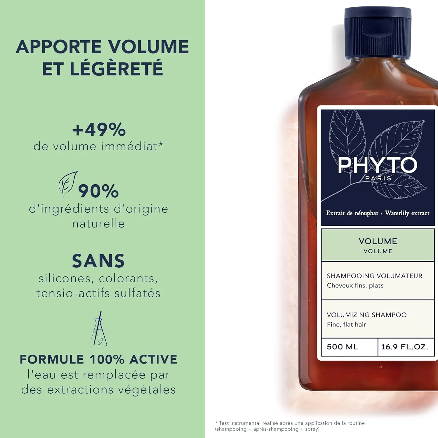 شامپو حجم دهنده فیتو ولوم برای پاکسازی و ایجاد موهای حجیم 500 میلی لیتر