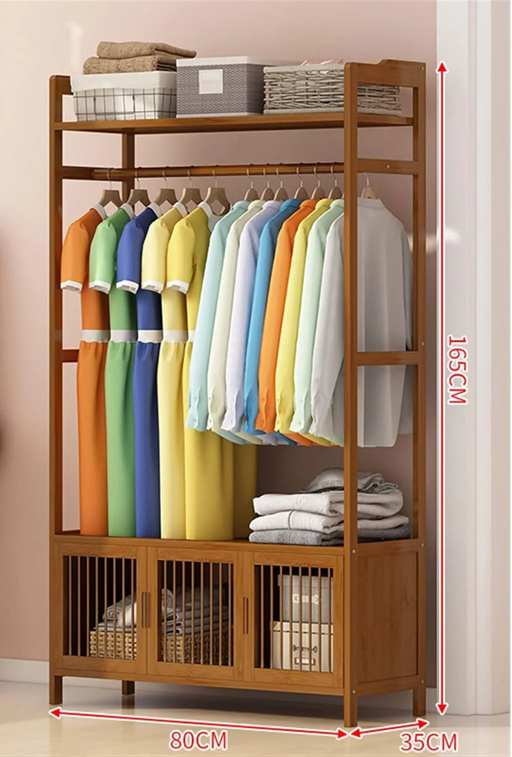 کمد لباس تیاندیافوای، کمد لباس چوبی ساده با ظرفیت باربری قوی، مدرن، ساده، کوچک، مناسب اتاق خواب، خانگی و اقتصادی کمد لباس تیاندیافوای، کمد لباس چوبی ساده با ظرفیت باربری قوی، مدرن، ساده، کوچک، مناسب اتاق خواب، خانگی و اقتصادی