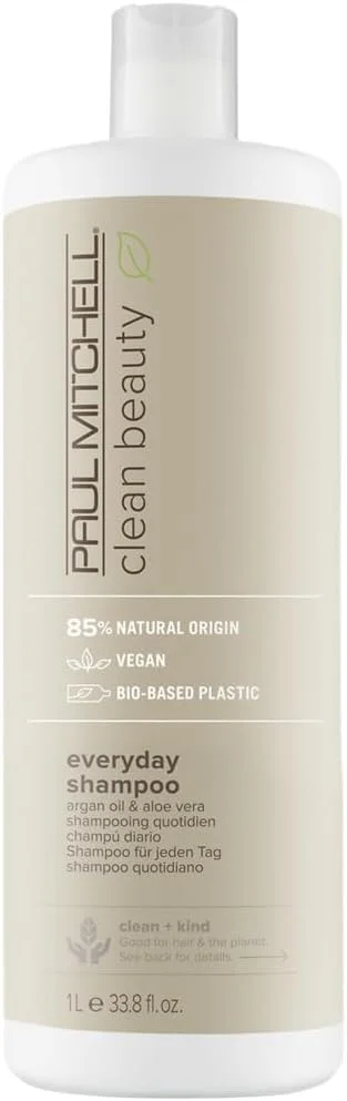 شامپو روزانه پاک کننده مو پاول میچل بیوتی، افزایش درخشندگی، حجم دهنده، مناسب برای انواع مو، ۱۰۰۰ میلی لیتر