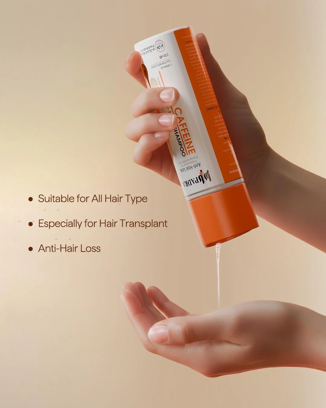 شامپو کافئین پادرا