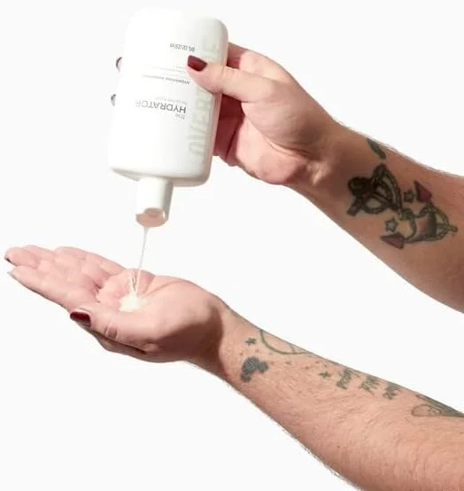 شامپو مرطوب کننده آبرسان اورتون – 236 میلی لیتر، بدون سولفات، پاک کننده موی وگان برای انواع مو – آبرسانی عمیق و کنترل وز – شامپو مغذی روزانه برای موهای خشک، آسیب دیده و رنگ شده