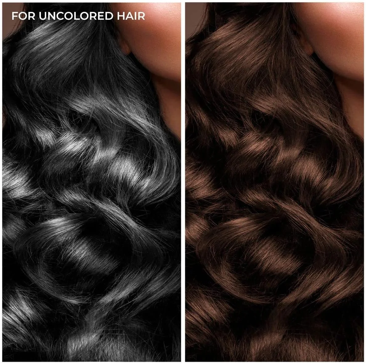 شامپو رنگ موی دائمی کراتینه سریع و آسان Luxe Organix، تا 6 بار استفاده برای آقایان و بانوان (قهوه ای شاه بلوطی)