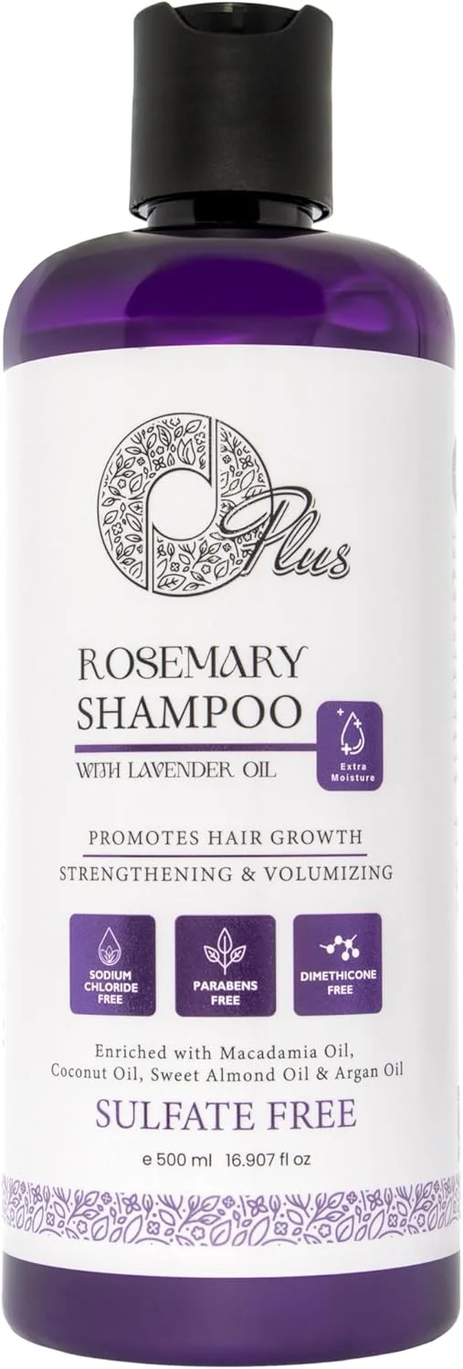 شامپو بدون سولفات رزماری و روغن اسطوخودوس OPlus حجم 500 میلی لیتر