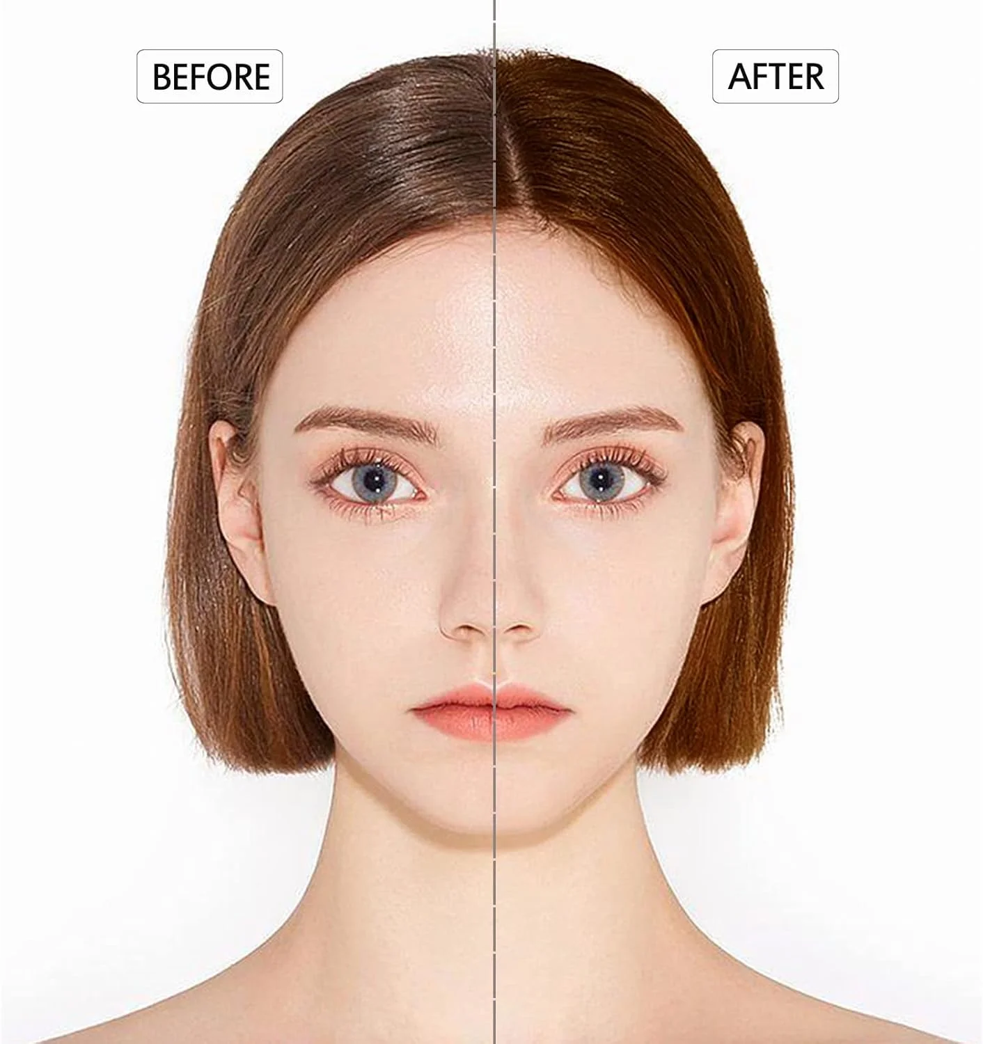 شامپو رنگ مو قهوه ای طبیعی اونلیوآ 500 میلی لیتر | فرمول ارتقا یافته، شامپو رنگ مو گیاهی 3 در 1، مغذی و رنگ کننده برای آقایان و بانوان، پوشش 100% برای انواع مو 520 میلی لیتر (قهوه ای)