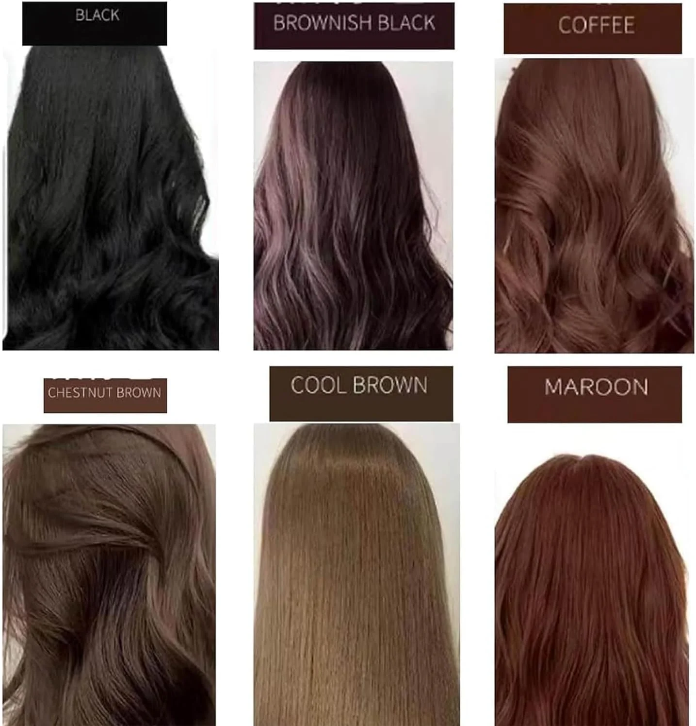 رنگ مو تیکیتا ONGODIE، شامپو رنگ مو حبابی گیاهی تیکیتا، رنگ مو گیاهی طبیعی برای موهای سفید، عصاره گیاهی خالص برای شامپو رنگ مو حبابی موهای سفید، رنگ مو تیکیتا (مشکی طبیعی)