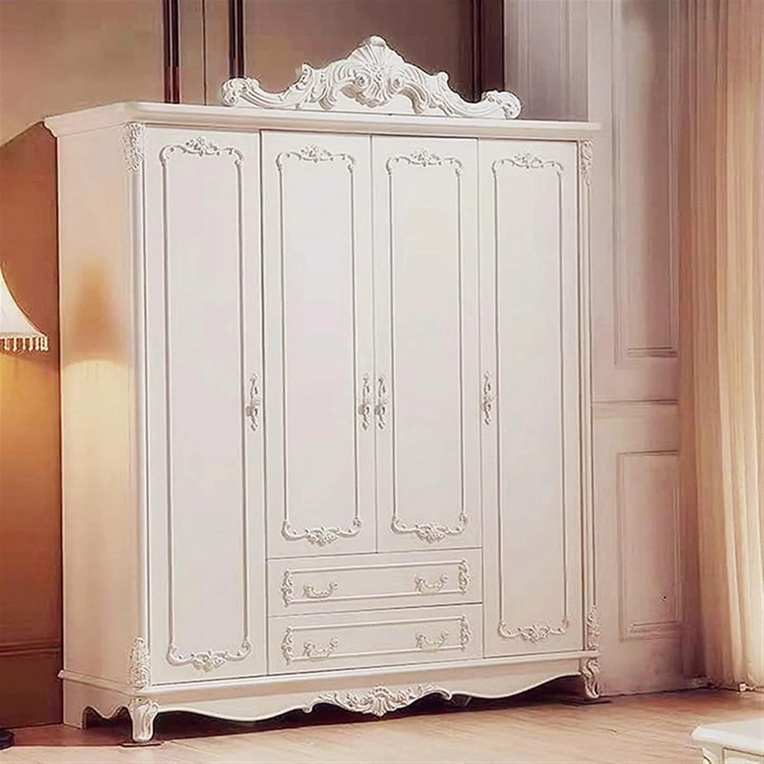رگال لباس VFNRESW کمد لباس اتاق خواب درب کشویی اقتصادی بزرگ سفید چوب جامد رگال لباس VFNRESW کمد لباس اتاق خواب درب کشویی اقتصادی بزرگ سفید چوب جامد
