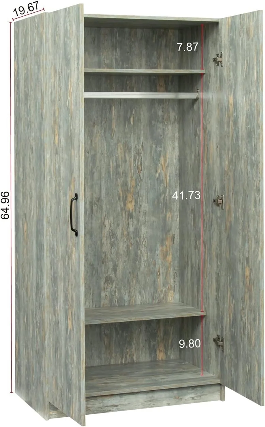 رخت آویز VFNRESW کمد بلند و کابینت آشپزخانه با 2 درب، کمد لباس مبلمان خانگی مینیمالیستی رخت آویز VFNRESW کمد بلند و کابینت آشپزخانه با 2 درب، کمد لباس مبلمان خانگی مینیمالیستی