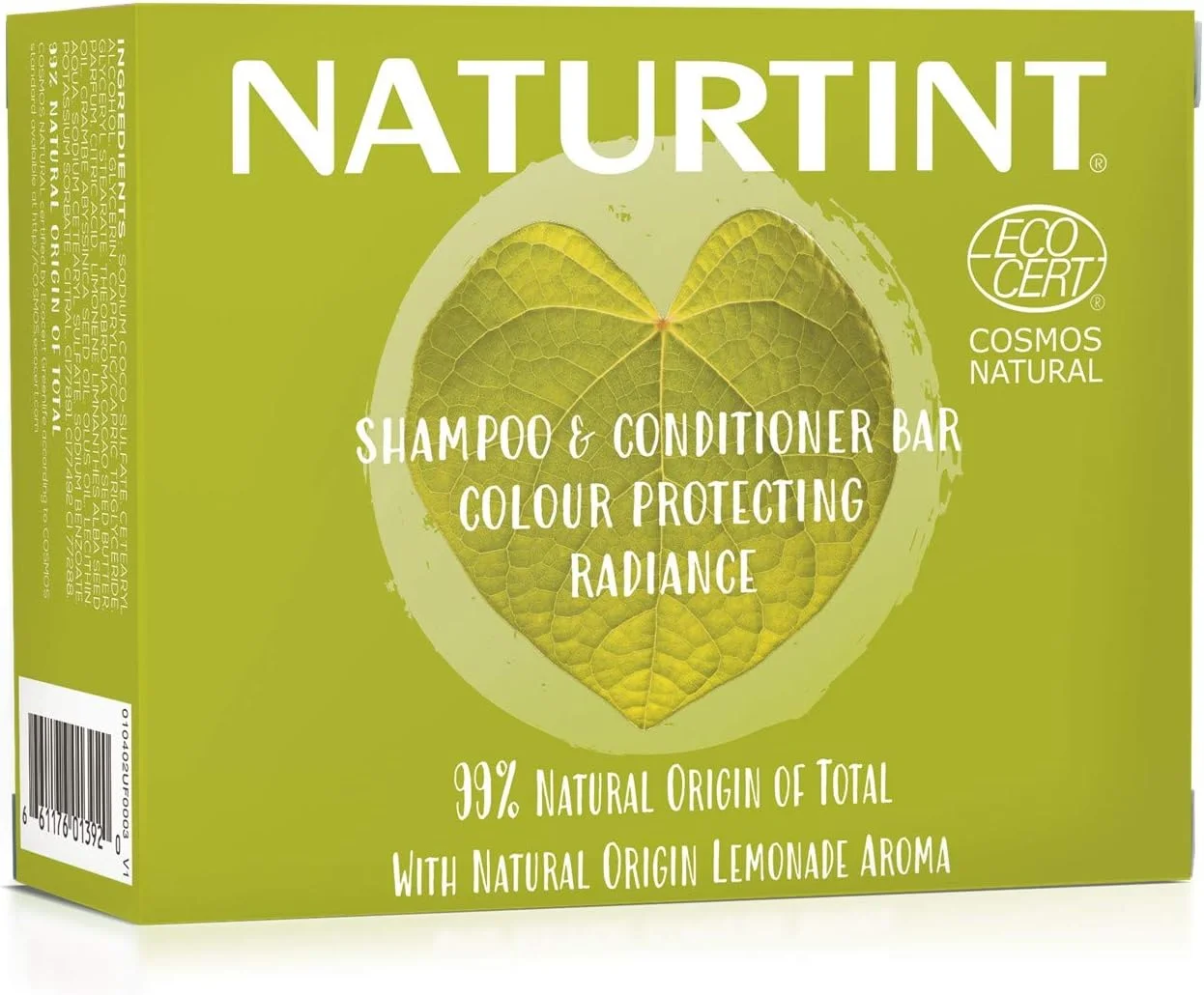 شامپو و نرم کننده محافظ رنگ موی نچرالینت 2 در 1، مناسب موهای رنگ شده، 75 گرم، NttBarG