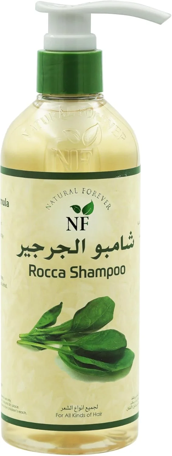 شامپو راکا Natural Forever | مواد طبیعی | غنی از مواد معدنی مانند روی و آهن | رشد و تقویت مو | 500 میلی لیتر