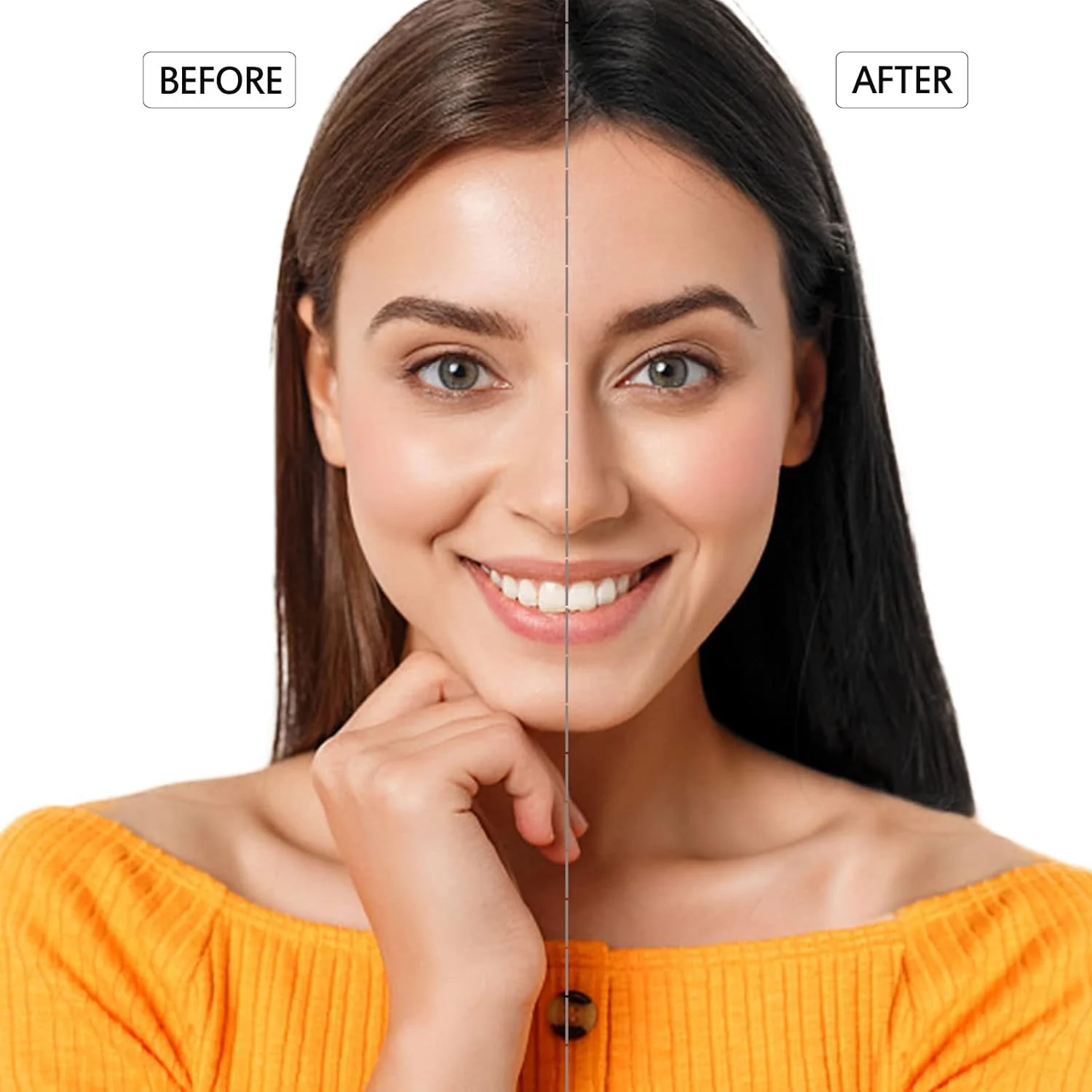 شامپو رنگ مو مشکی طبیعی، رنگ مو مشکی، شامپو رنگ مو 3 در 1، شامپو رنگ مو مشکی برای آقایان و بانوان، پوشش 100% موهای سفید، رنگ مو مشکی فوری برای انواع مو 500 میلی لیتر (مشکی)