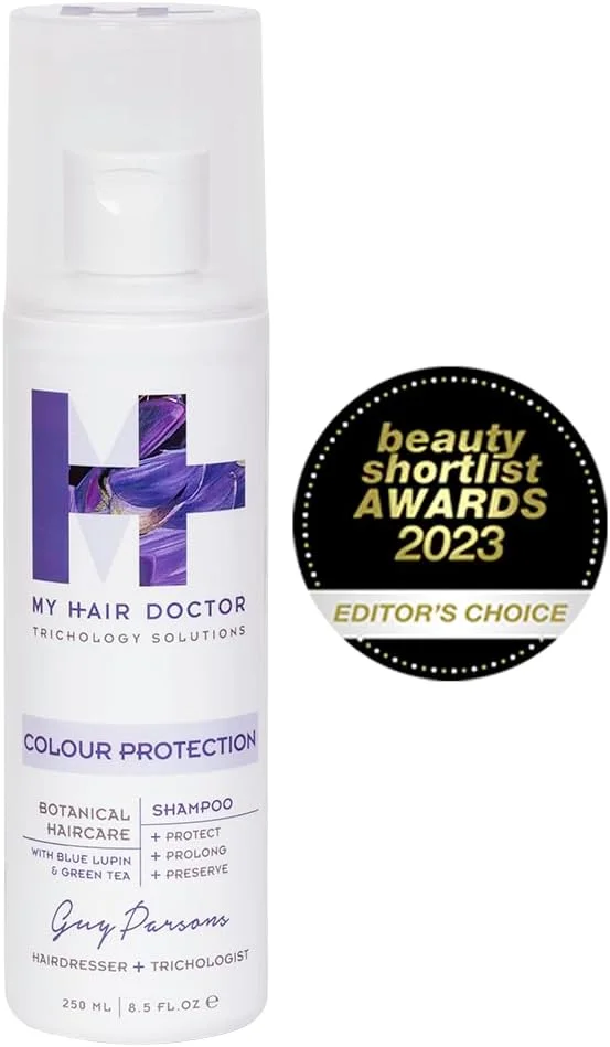 شامپو محافظت و حفظ رنگ مو مای هیر داکتر مناسب موهای رنگ شده | بدون سولفات، شامپو وگان برای موهای رنگ شده 250 میلی لیتر
