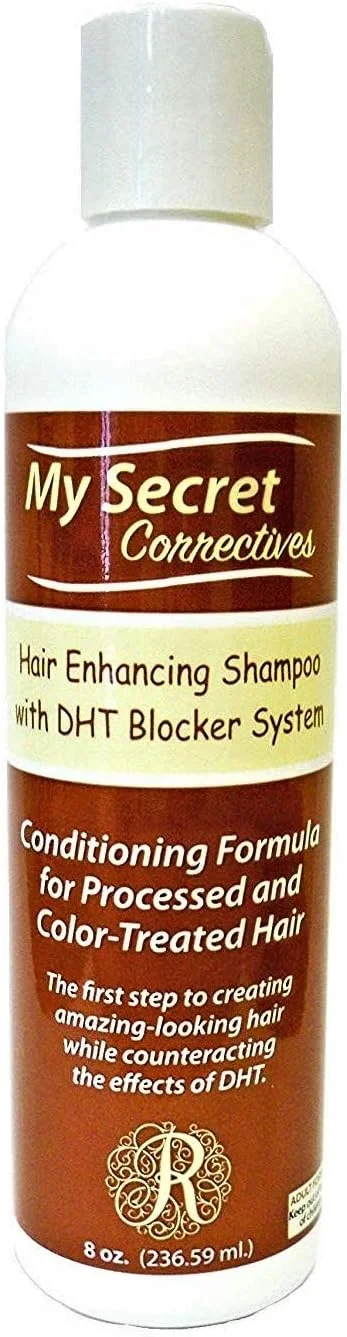 شامپو تقویت کننده مو Whole Life My Secret Correctives با سیستم مسدود کننده DHT، فرمول نرم کننده برای موهای رنگ شده و فرآوری شده، 240 میلی لیتر