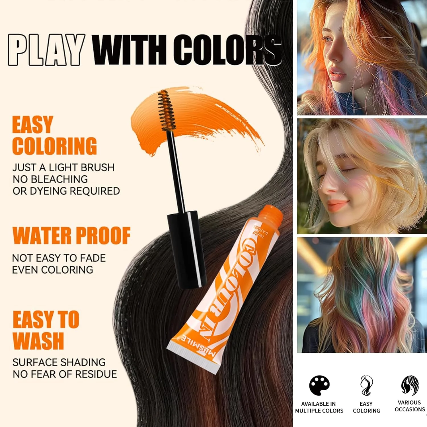 شامپو رنگ مو مرتیک در 5 رنگ، شامپو رنگ مو فوری، رنگ مو، شامپو رنگ مو طبیعی، شامپو رنگ مو فوری با ماندگاری طولانی