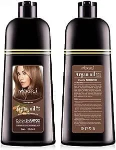 شامپو رنگ موی روغن آرگان موکرو رنگ قرمز انگوری 500 میلی لیتر (قهوه ای تیره) شامپو رنگ موی روغن آرگان موکرو رنگ قرمز انگوری 500 میلی لیتر (قهوه ای تیره)