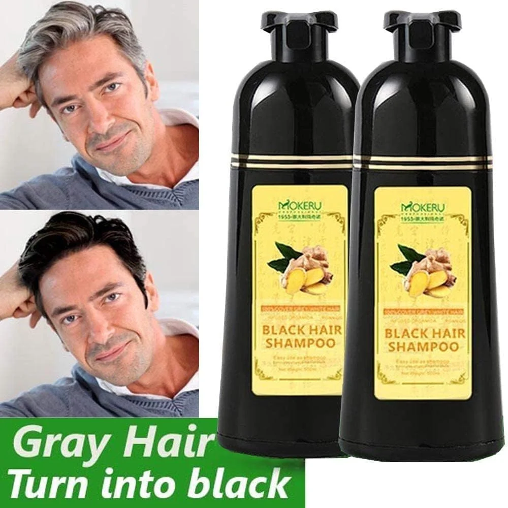 شامپو رنگ موی مشکی موکرو - 500 میلی لیتر - 2 عدد