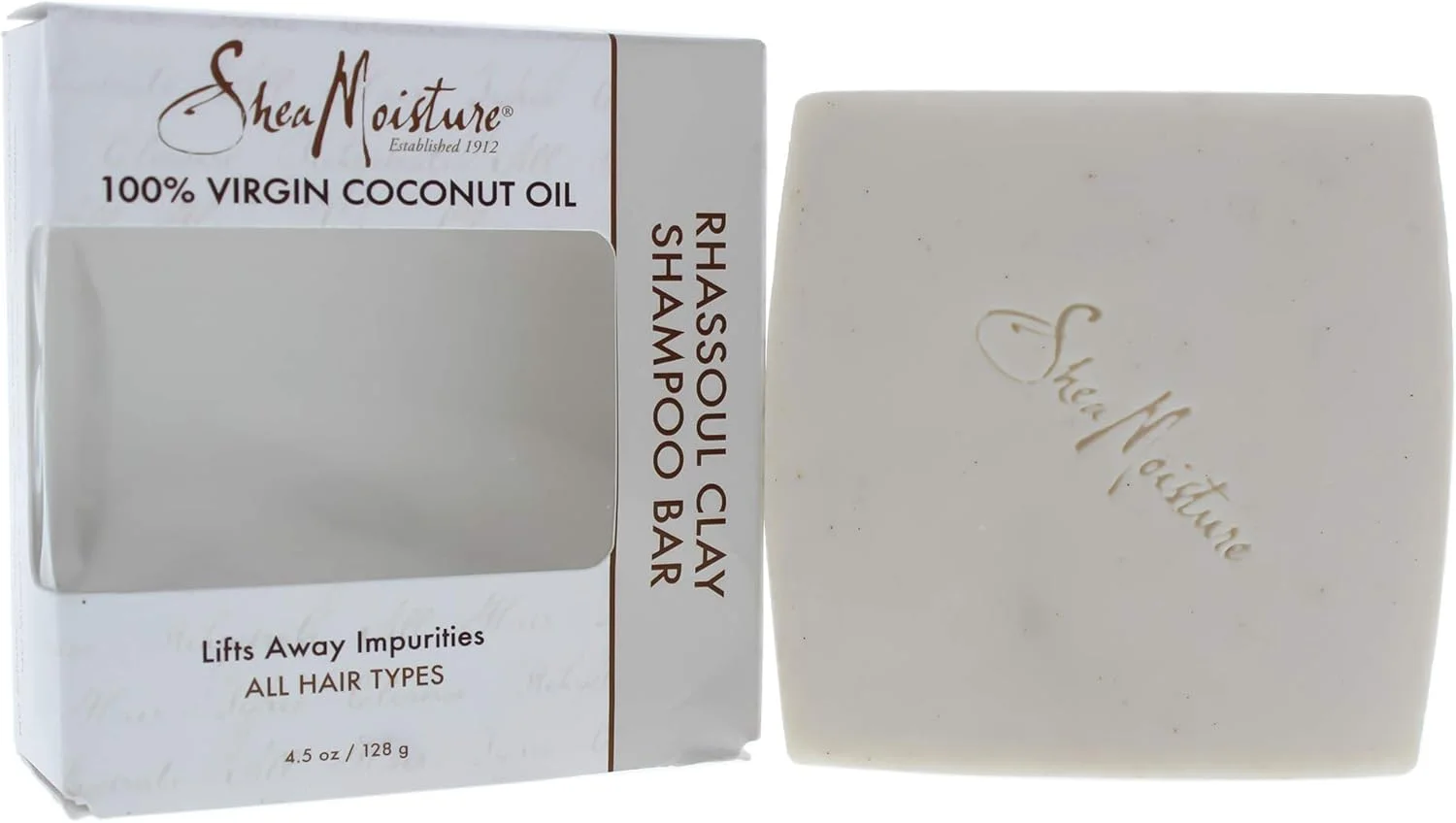 شامپو بار روغن نارگیل و رس شویی Shea Moisture 100 درصد خالص مناسب برای آقایان و بانوان - 127 گرم شامپو بار روغن نارگیل و رس شویی Shea Moisture 100 درصد خالص مناسب برای آقایان و بانوان - 127 گرم