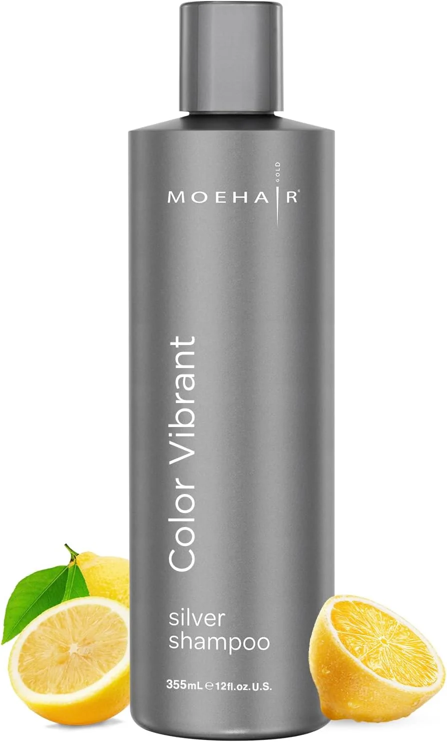 شامپو نقره ای موهای رنگ شده موهایر - غنی شده با پروتئین، تقویت کننده و خنثی کننده رنگ. محافظت از موهای نقره ای برای آقایان و خانم ها (355 میلی لیتر) شامپو نقره ای موهای رنگ شده موهایر - غنی شده با پروتئین، تقویت کننده و خنثی کننده رنگ. محافظت از موهای نقره ای برای آقایان و خانم ها (355 میلی لیتر)