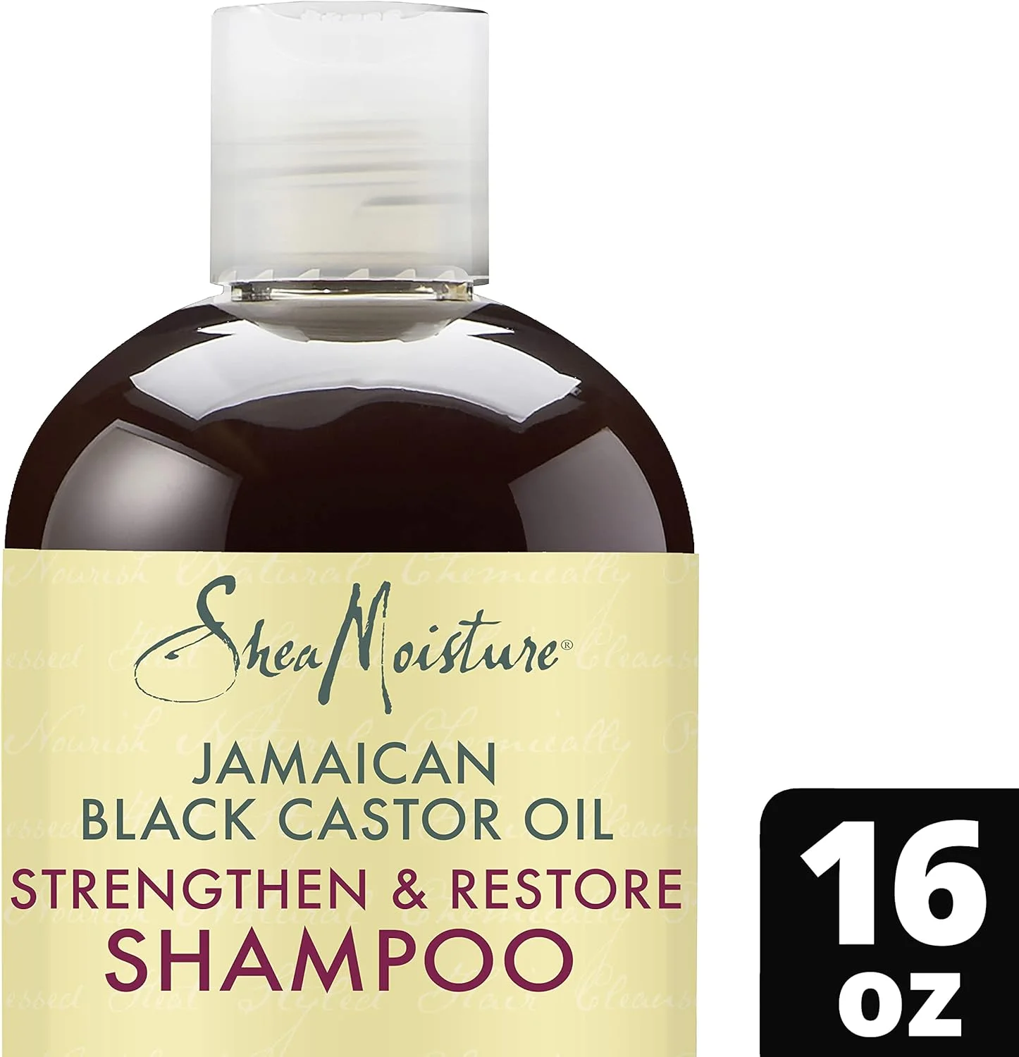 شامپو تقویت کننده و ترمیم کننده روغن کرچک سیاه جامائیکایی Shea Moisture، 482 میلی لیتر، بسته 2 عددی