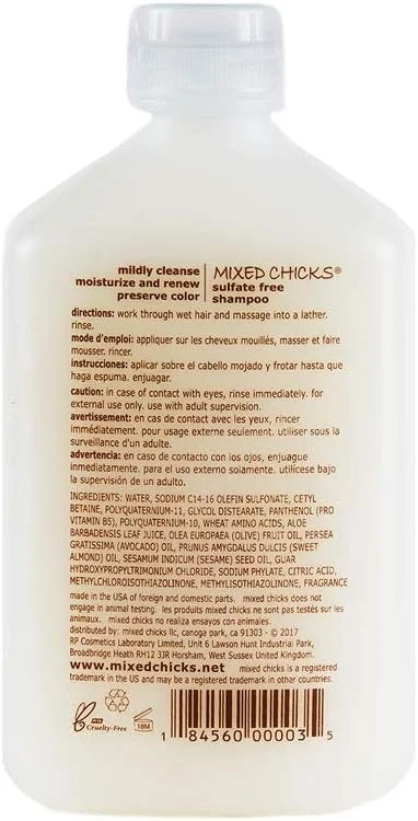 شامپو بدون سولفات میکس چیکس برای موهای رنگ شده و تحت درمان شیمیایی، 10 اونس مایع