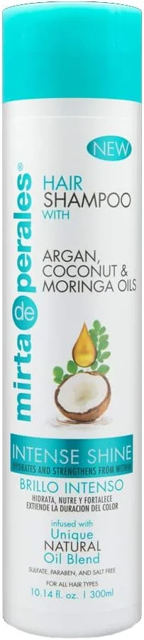 شامپو مو میرتا د پرالس حاوی روغن آرگان، نارگیل و مورینگا 300 میلی لیتر