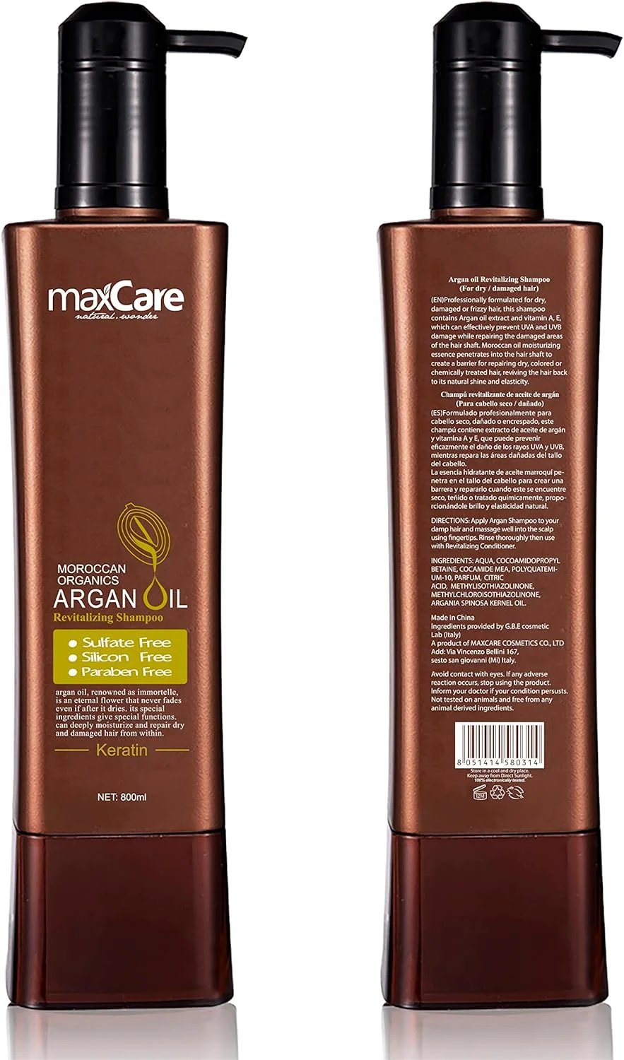شامپو احیا کننده روغن آرگان مراکشی مکس کر - 800 میلی لیتر