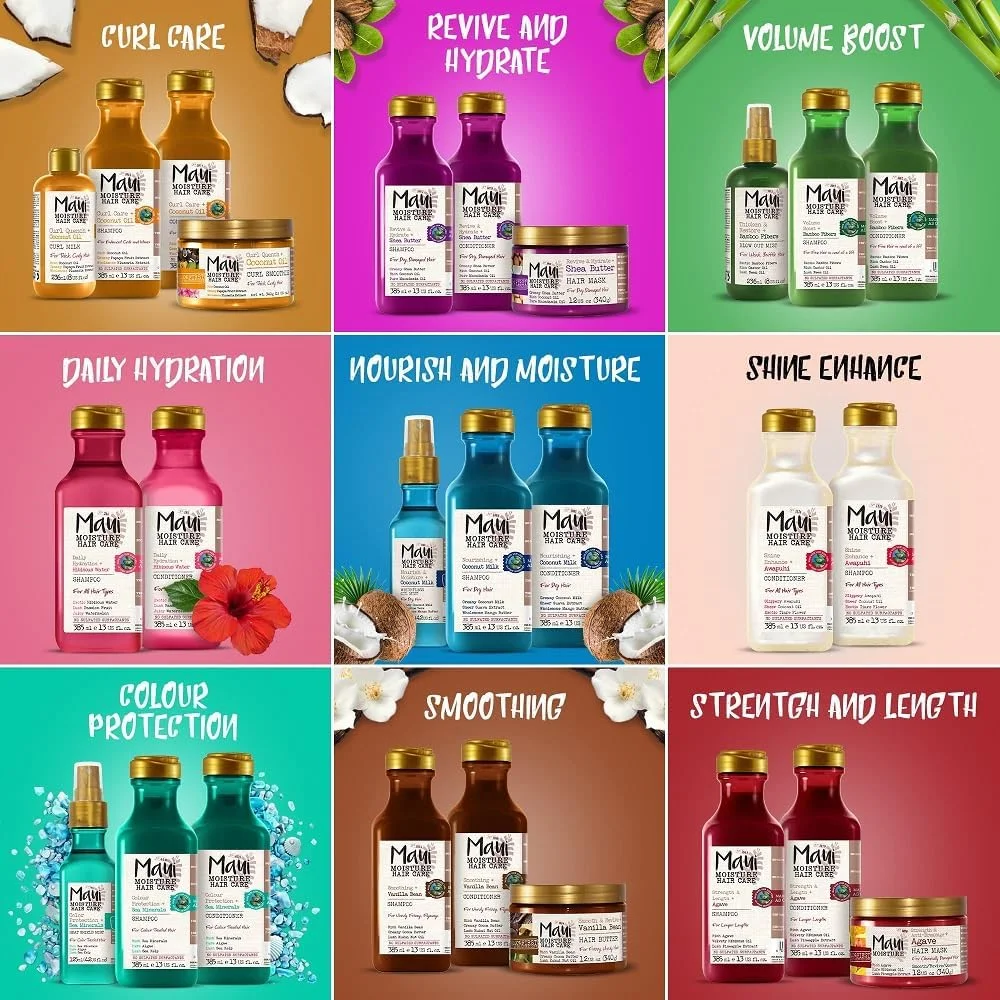 شامپو محافظت از رنگ مو مائویی مویسچر + مواد معدنی دریایی 385 میلی لیتر