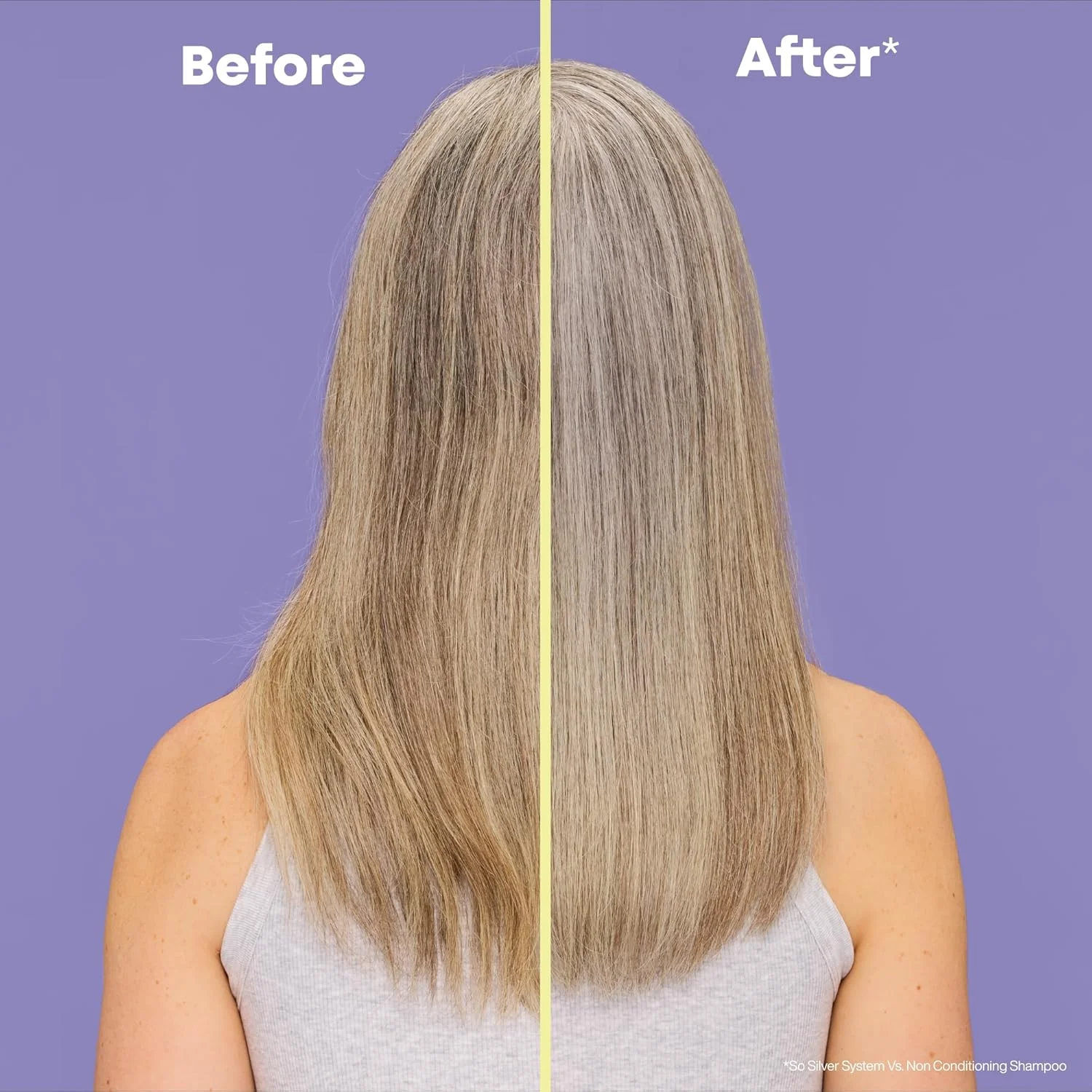 شامپو بنفش ماتریکس سو سیلور | خنثی کننده زردی مو | رنگ دهنده، روشن کننده و تونر | برای موهای رنگ شده، بلوند، خاکستری، سفید و پلاتینی | 300 میلی لیتر | وگان