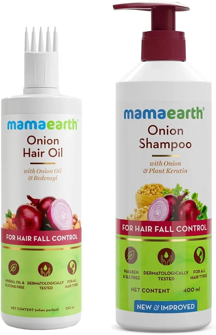 روغن مو پیاز ماما اِرت 25 میلی لیتر و شامپو 4 میلی لیتر